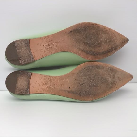 🕺HOST’S PICK!🕺Kate Spade “GINNY TOO” Green Flats - Picture 5 of 6